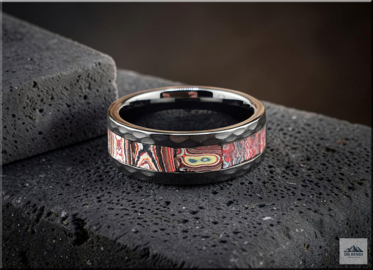 C8 Corvette Handset Fordite Ring