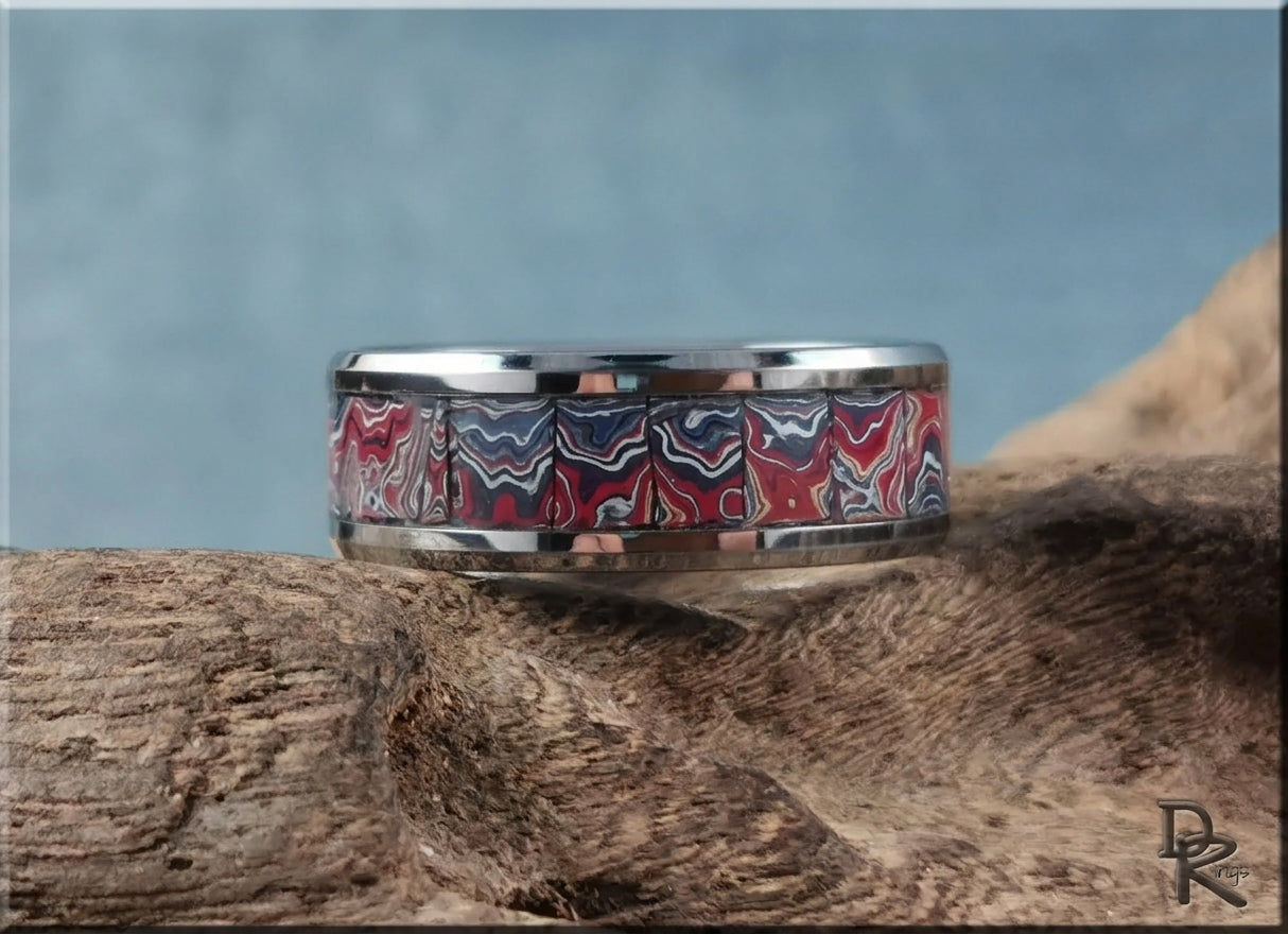 C8 Corvette Handset Fordite Ring