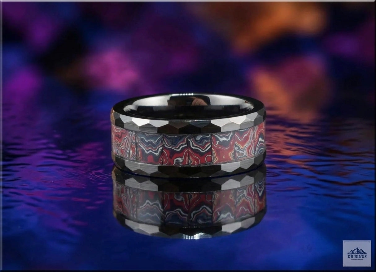 C8 Corvette Handset Fordite Ring
