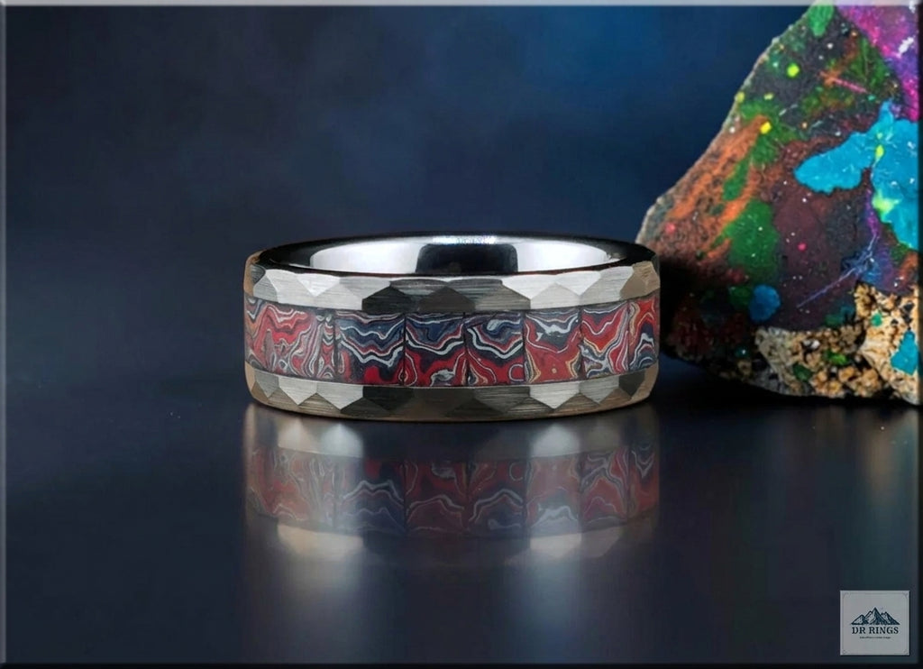 C8 Corvette Handset Fordite Ring