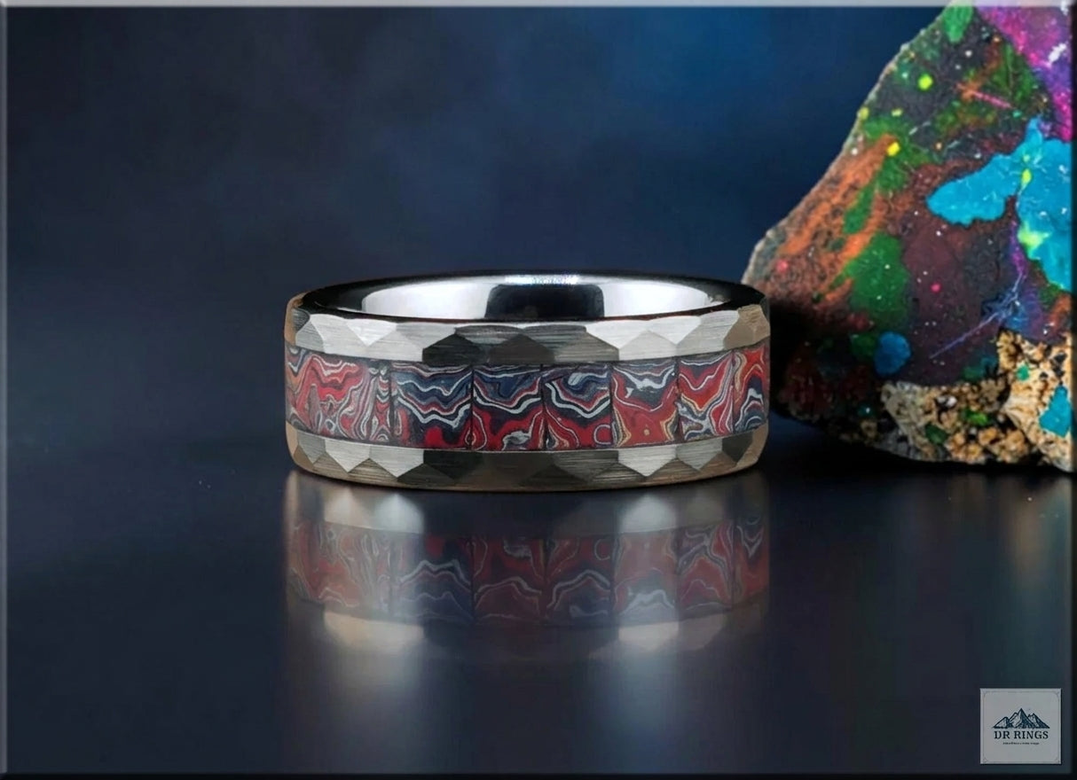C8 Corvette Handset Fordite Ring