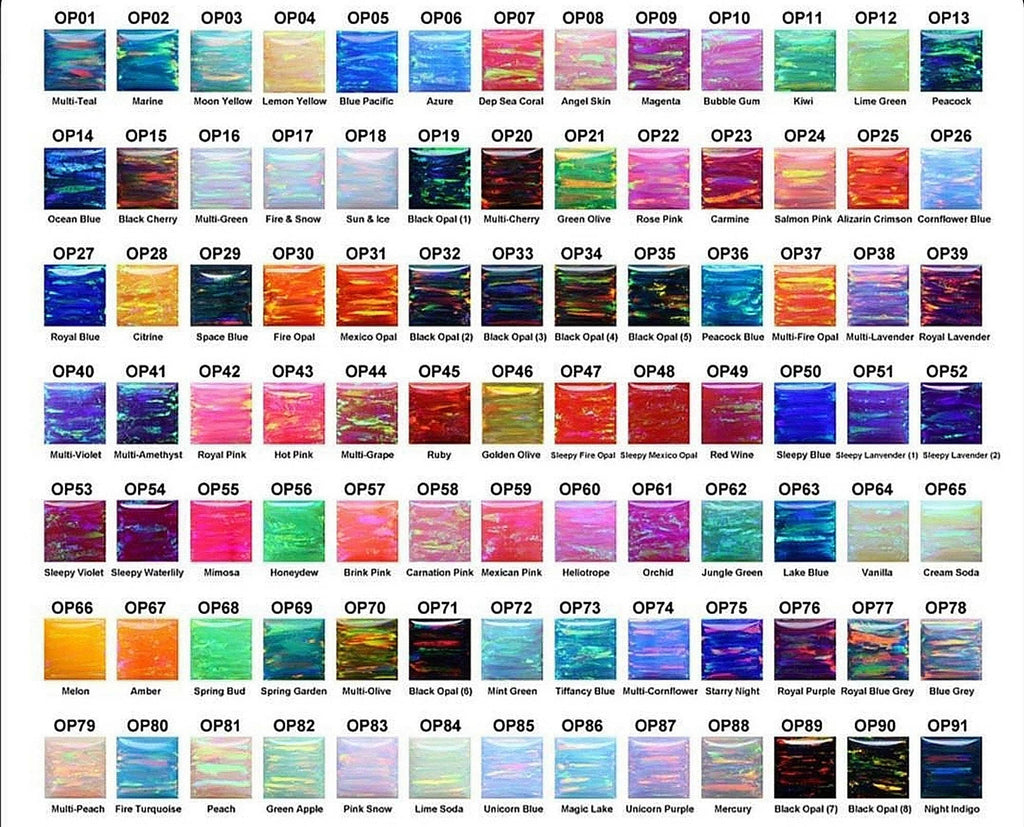 Color chart of DR Rings tungsten ring collection showcasing 91 vibrant colors and finishes