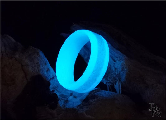 Super Glow Ring with Opal inlay