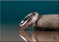Tungsten Carbide Ring with Lion's Paw Shell Inlay