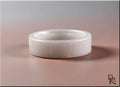 Polished White Ceramic Ring