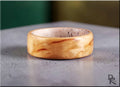 Bentwood Ring: Karelian Birch on Deer Antler Core